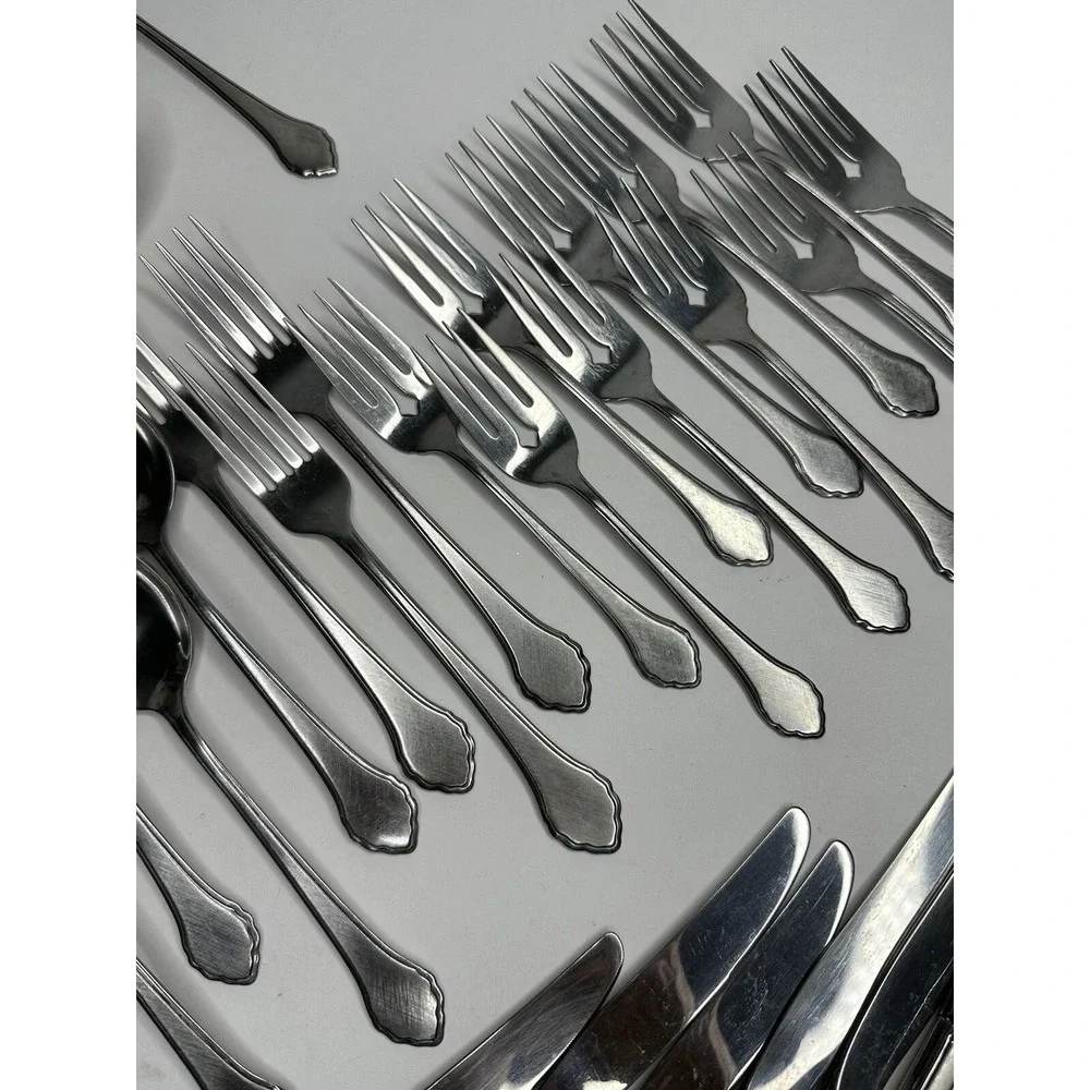 Oneida‎ Rogers Summermist Stainless Flatware Replacement Set 37 Dinner Fork
